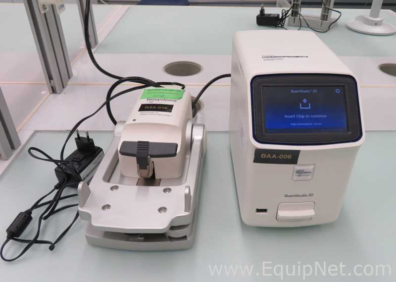 应用生物系统公司Quantstudio 3 d数字PCR系统与芯片加载程序