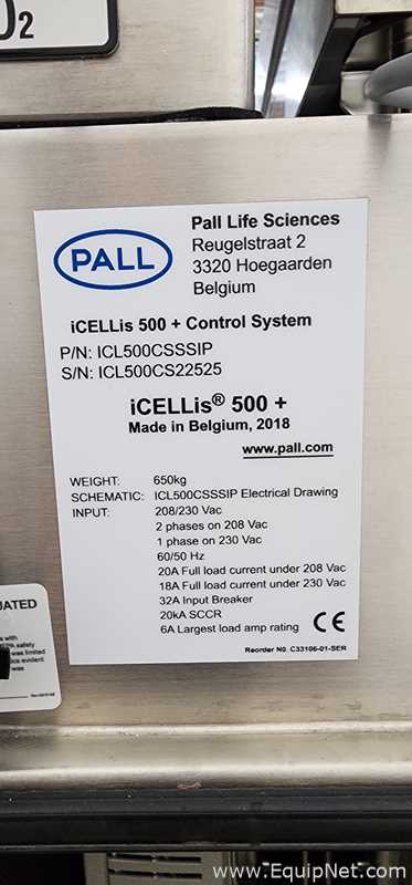 Biorreactor PALL  iCellis500+