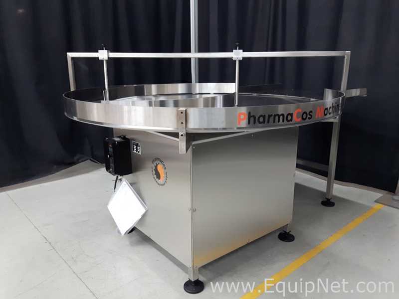 Mesa de acumulación giratoria Pharma Cos Machinery 60SS. nuevo