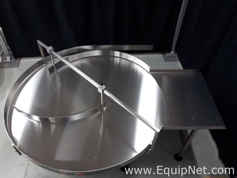 Mesa de acumulación giratoria Pharma Cos Machinery 60SS. nuevo