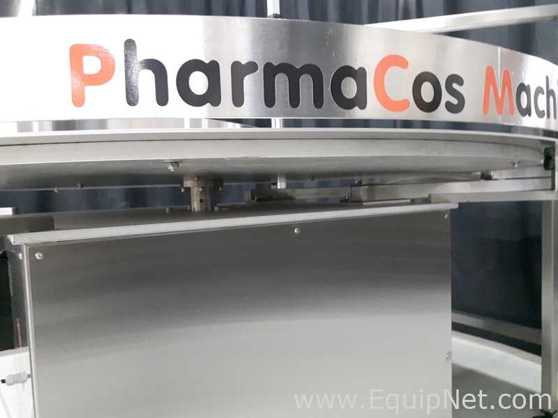Mesa de acumulación giratoria Pharma Cos Machinery 60SS. nuevo