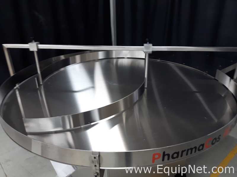 Mesa de acumulación giratoria Pharma Cos Machinery 60SS. nuevo