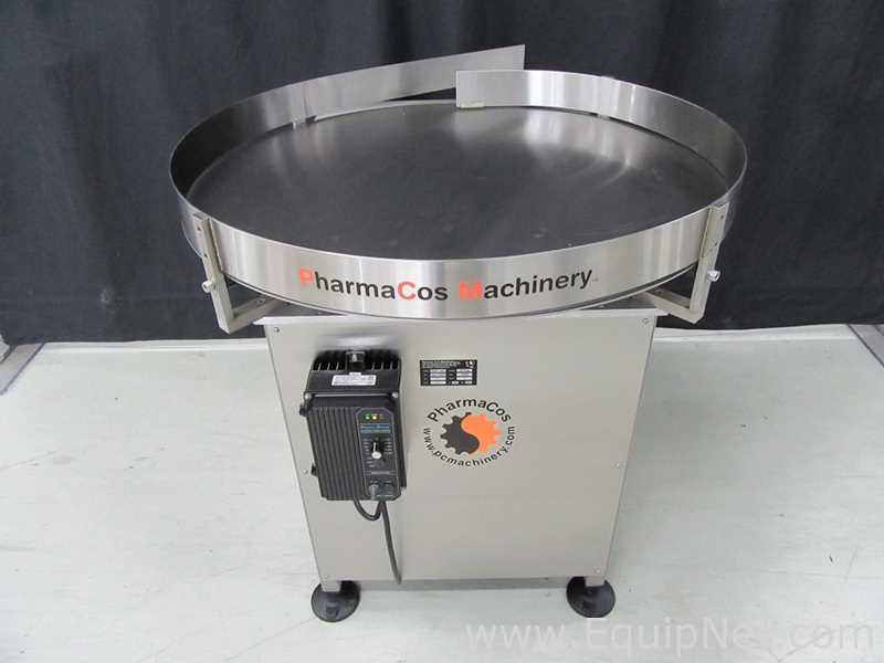 Mesa de acumulación giratoria Pharma Cos Machinery 36SS. nuevo