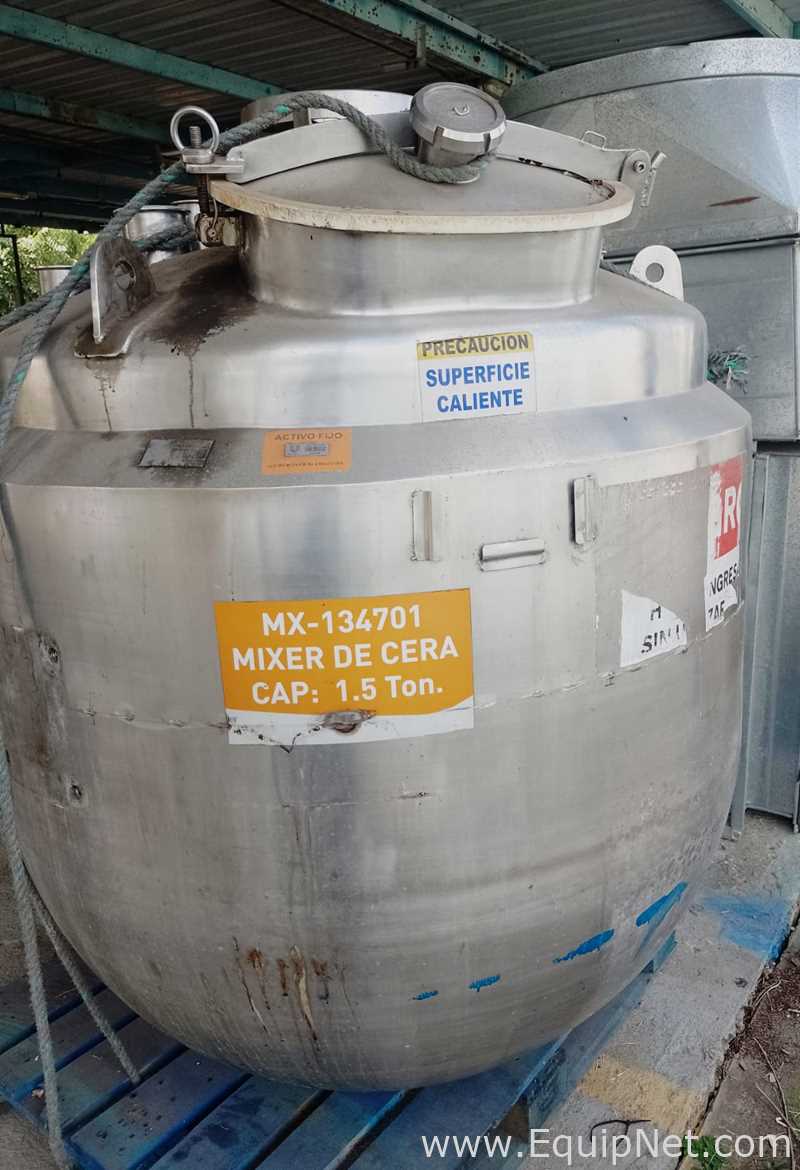 Stainless Steel 1.5 Ton Mixer