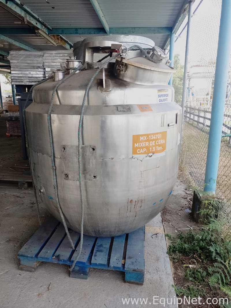 Stainless Steel 1.5 Ton Mixer