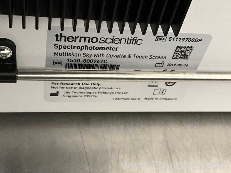 Espectrómetro Thermo Scientific Multiskan Sky with Touch Screen