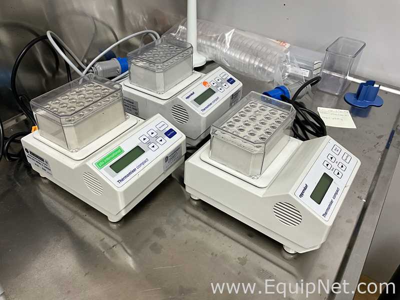 lote de  3 Misturador para Laboratórios Eppendorf Thermomixer Compact
