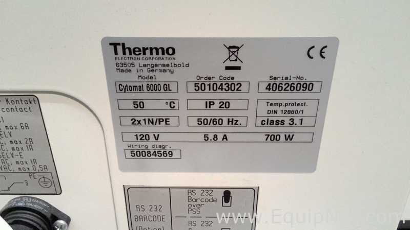 Thermo Electron Corporation Cytomat 6000 GL Automated Microplate Incubator