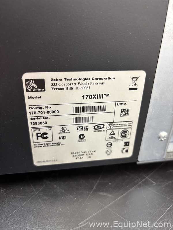 Zebra Technologies 170XIIII Label Printer