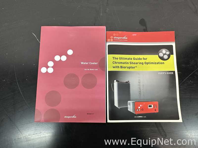Diagenode Bioruptor UCD-300I Ultrasonic Cell Disruptor With Picoruptor And Minichiller 300