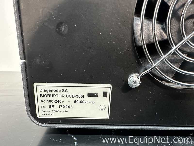 Diagenode Bioruptor UCD-300I Ultrasonic Cell Disruptor With Picoruptor And Minichiller 300