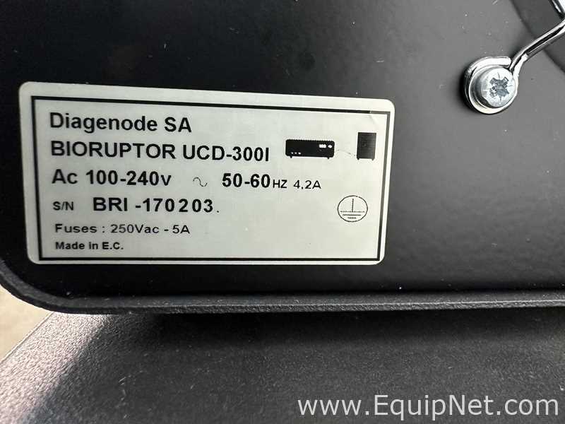Diagenode Bioruptor UCD-300I Ultrasonic Cell Disruptor With Picoruptor And Minichiller 300