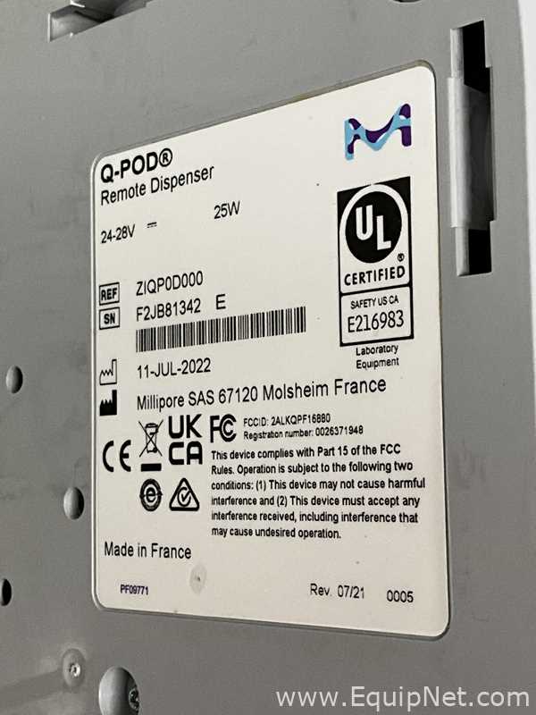 Millipore Milli-Q IQ 7000 Laboratory Purified Water Generator