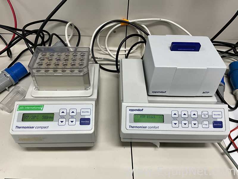Lot of 2 off Eppendorf Thermomixer Heated Laboratory Mixers