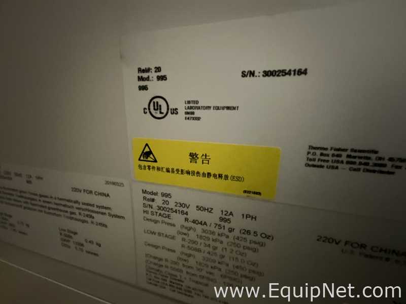 Congelador Thermo Fisher Scientific Forma 995.  651 Litros