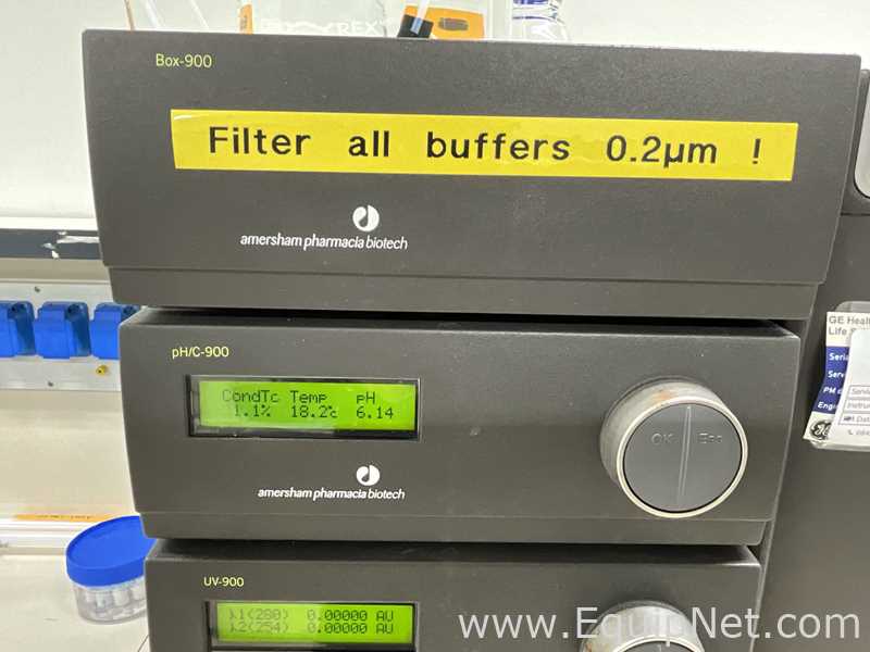 Amersham Pharmacia Biotech AKTA explorer FPLC with Frac-950 Fraction Collector