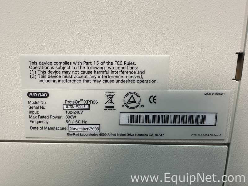Analisador Bio-Rad ProteOn XPR36