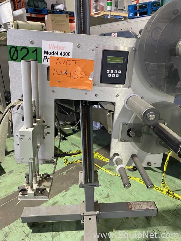 Etiquetadora Weber Packaging Solutions Inc. 4300 LH Domestic