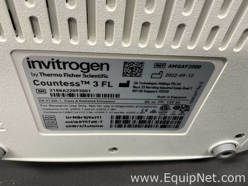 Invitrogen Countess 3 FL Automated Cell Counter