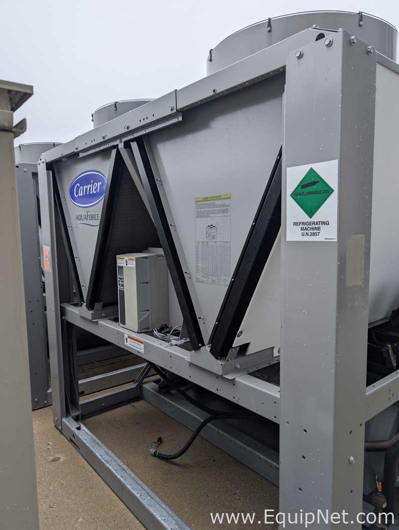 Unused Carrier Aqua Force 30RBF08064-LNL63-1 Air Cooled Chiller with Pump Skid