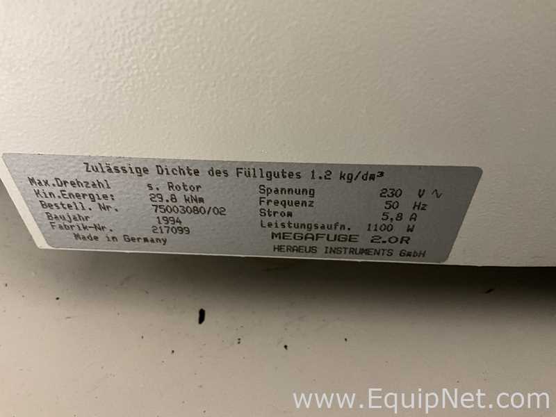 Centrífuga para Laboratórios Heraeus Megafuge 2.0R