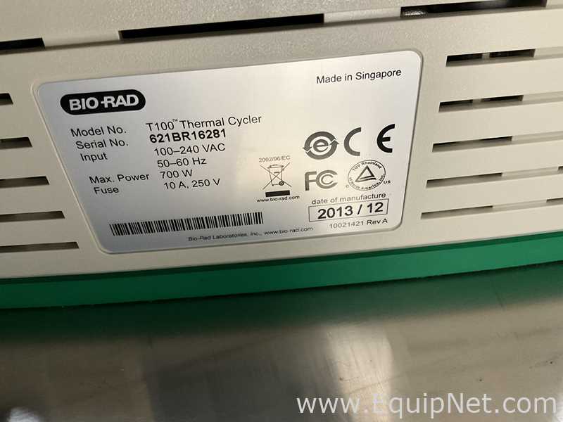 PCR e Termociclador Bio Rad T100