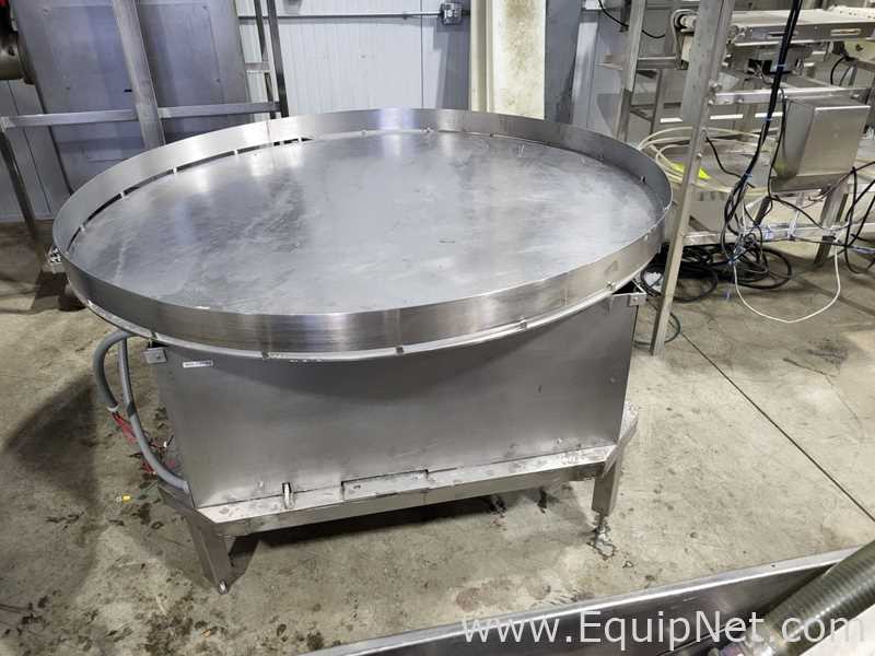 Mesa Acumuladora Rotativa aço inox  . 60 Polegadas