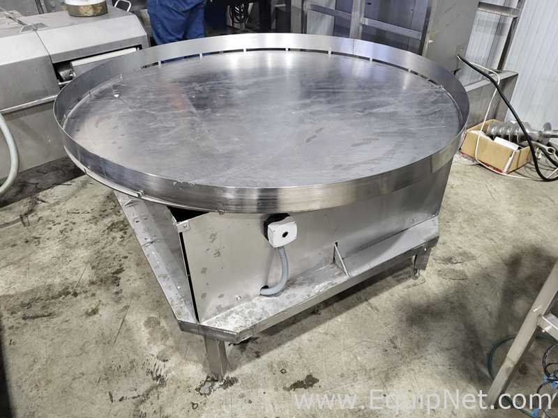 Mesa Acumuladora Rotativa aço inox  . 60 Polegadas