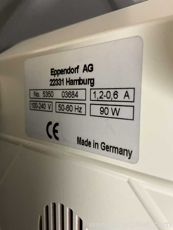 Lote de 3 Equipos Diversos de Laboratorio Eppendorf 