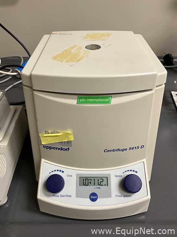 Lote de 3 Equipos Diversos de Laboratorio Eppendorf 