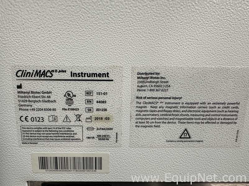 Separador Magnético Miltenyi Biotec CliniMACS Plus