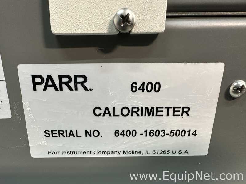 Calorímetro Parr Instruments Co 6400 Calorimeter