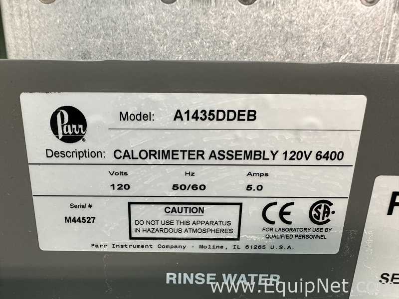 Calorímetro Parr Instruments Co 6400 Calorimeter