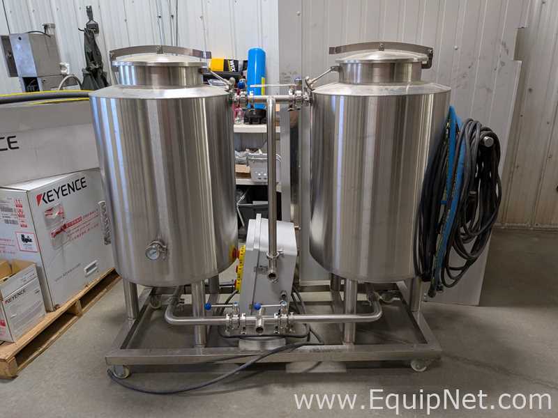200 L Two Tank CIP System without Pump