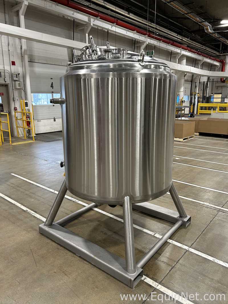 DCI 1000 Liters 316 Stainless Steel Jacketed Tank with Agitator