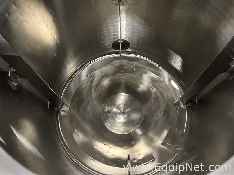 DCI 1000 Liters 316 Stainless Steel Jacketed Tank with Agitator