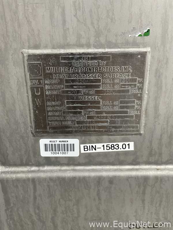 Tanque SARTORIUS STEDIM BIOTECH Requisitos de aire 225 L