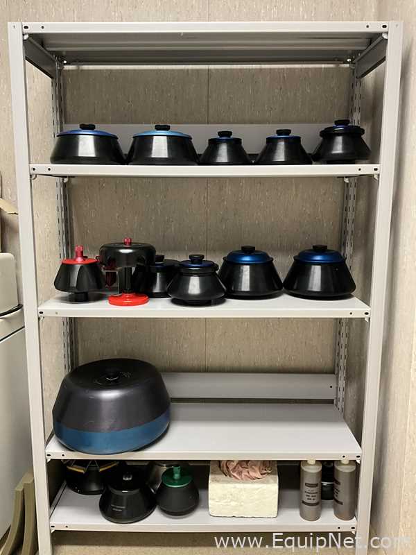 Lot of 16 off Various Beckman Coulter Avanti Laboratory Centrifuge Fixed Angle Rotors