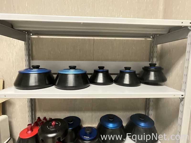 Lot of 16 off Various Beckman Coulter Avanti Laboratory Centrifuge Fixed Angle Rotors