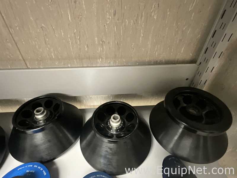 Lot of 16 off Various Beckman Coulter Avanti Laboratory Centrifuge Fixed Angle Rotors