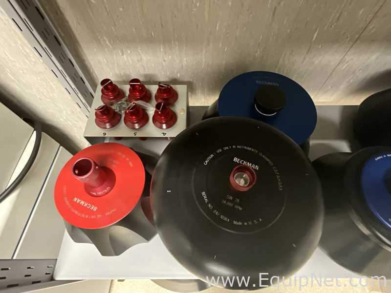 Lot of 16 off Various Beckman Coulter Avanti Laboratory Centrifuge Fixed Angle Rotors