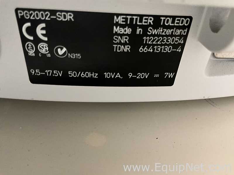 Báscula Mettler Toledo PG2002-S