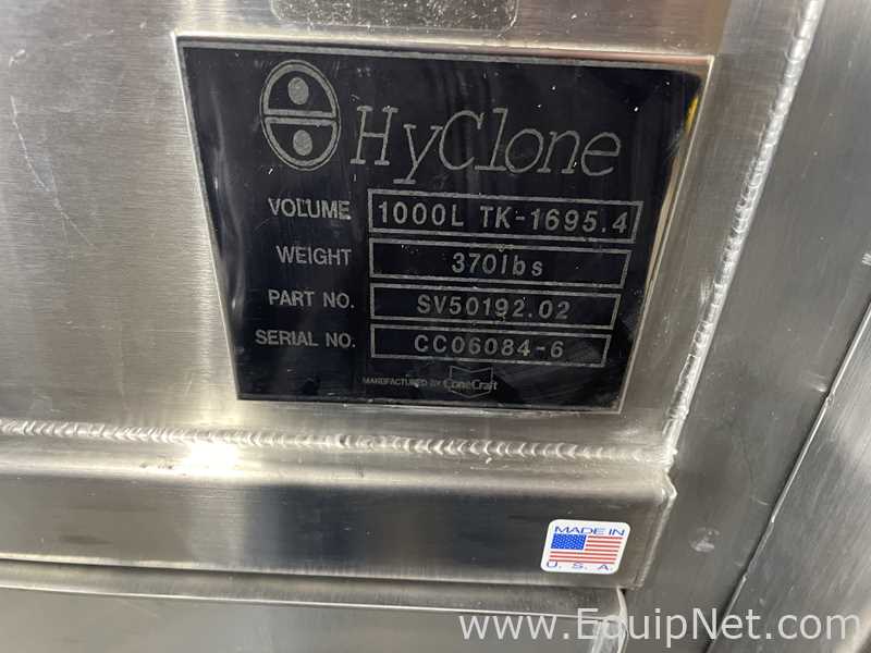 Hyclone Stainless Steel 1000L Bin for Single Use Bags