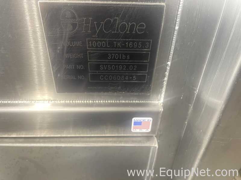 Hyclone Stainless Steel 1000L Bin for Single Use Bags