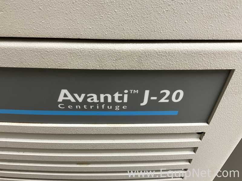 Beckman Coulter Avanti J-20 Refrigerated Laboratory Centrifuge