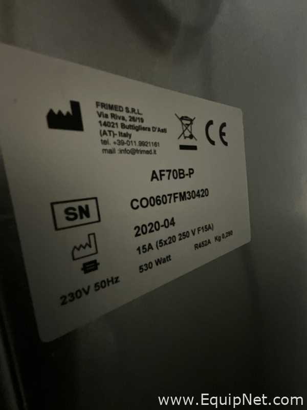 Frimed SRL AF70B-P 700 Litre -20 C Upright Laboratory Freezer