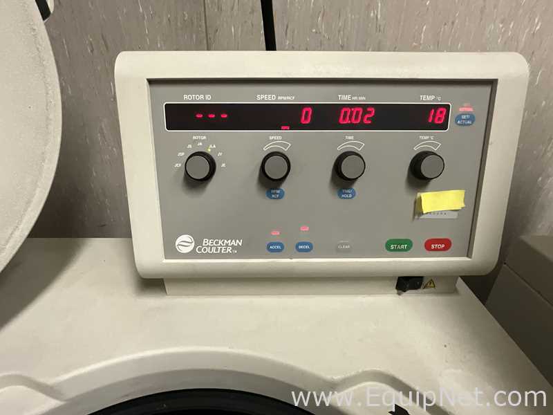 Beckman Coulter Avanti J-20 Refrigerated Laboratory Centrifuge