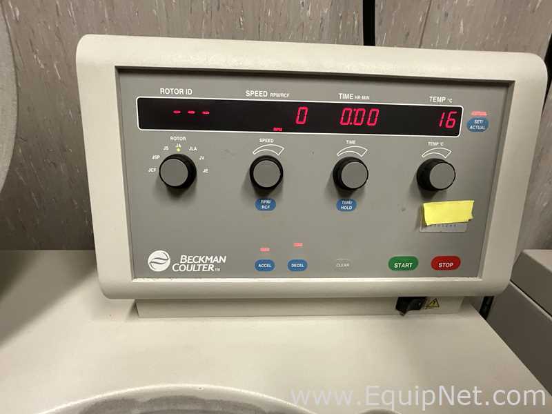 Beckman Coulter Avanti J-20 XP Refrigerated Laboratory Centrifuge
