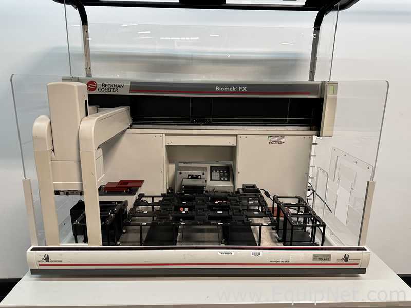 Beckman Coulter Biomek FX Liquid Handler With BioTek ELx405 Select CW Microplate Washer