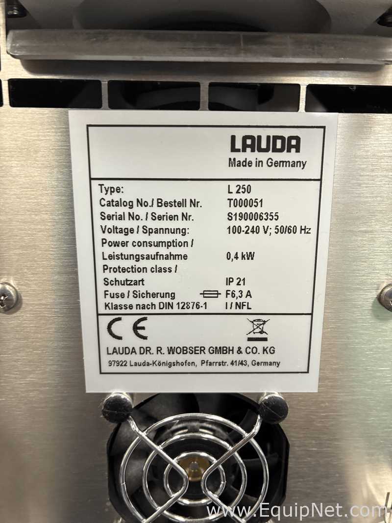 Lauda L250 Thermoelectric Circulator with Tecan Cool Plate
